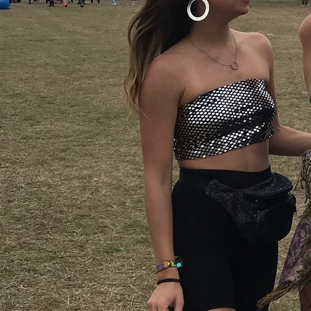Sequin tube top